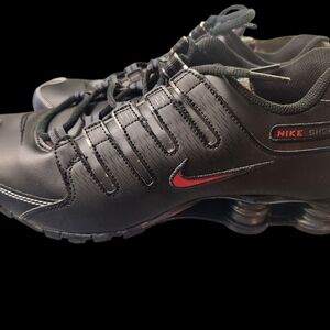 Nike Shox Black and Red Sneakers